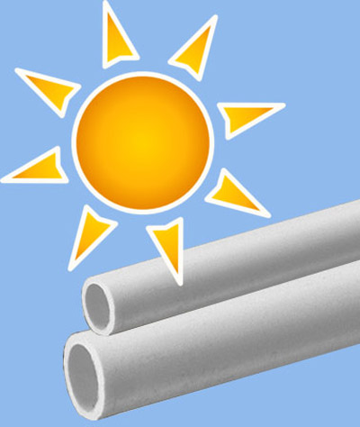 تاثیر اشعه فرابنفش UV خورشید بر پلیمر